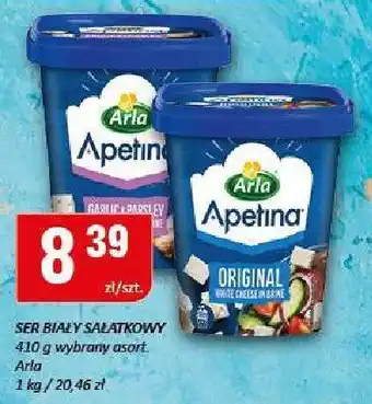 Chorten Ser biały Salatkowy Arla Apetina 410g oferta