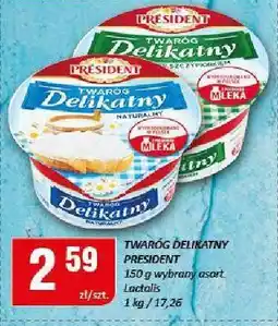 Chorten Twaróg Delikatny President 450g oferta