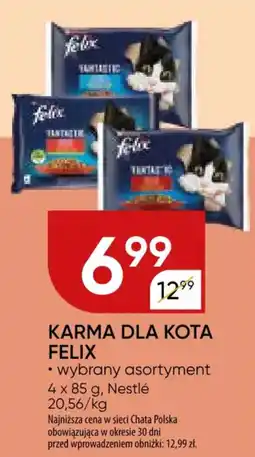 Chata Polska Karma dla kota felix nestlé oferta