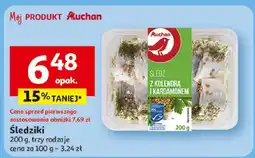 Auchan Śledzie z kolendrą i kardamonem Auchan oferta