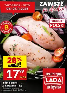 Twój Market Filet z piersi z kurczaka, 1 kg Lada oferta