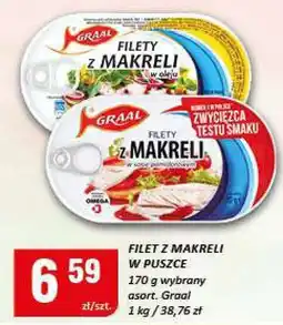 Chorten Filet z makreli w puszce Graal oferta