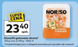 Auchan Krewetki gotowane obrane Norso oferta