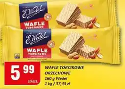 Chorten Wafle torcikowe orzechowe Wedel oferta