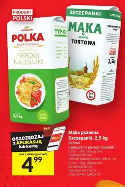 Twój Market Mąka pszenna Szczepanki tortowa, 2,5 kg oferta