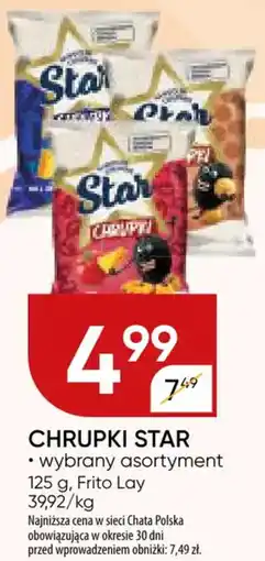 Chata Polska Chrupki star Frito Lay oferta