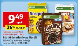 Auchan Płatki śniadaniowe Nestlé różne rodzaje oferta