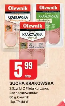 Chorten Sucha krakowska Olewnik Z Szynki, Z Fileta Kurczaka, Bez Konserwantów oferta
