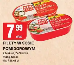 Chorten Filety w sosie pomidorowym Graal Z Makreli, Ze Śledzia oferta