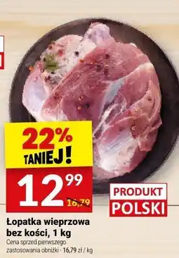 Twój Market Łopatka wieprzowa bez kości, 1 kg Twój Market oferta