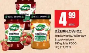 Dżem Łowicz Truskawkowy, Wiśniowy, Brzoskwiniowy MW FOOD