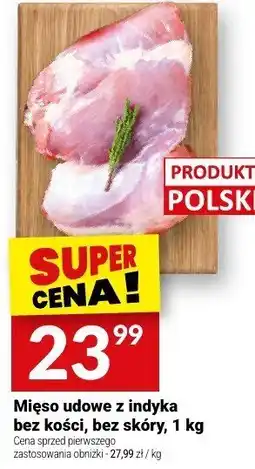 Twój Market Mięso udowe z indyka bez kości, bez skóry, 1 kg Twój Market oferta