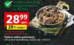 Auchan Gulasz wolno gotowany 450 g Dział Samoobsługi Auchan oferta