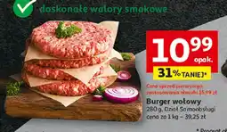 Auchan Burger wołowy 280 g Dział Samoobsługi Auchan oferta