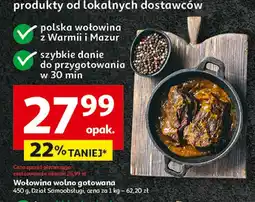 Auchan Wołowina wolno gotowana 450 g Dział Samoobsługi Auchan oferta