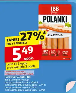 Auchan Parówki Polanki, JBB oferta