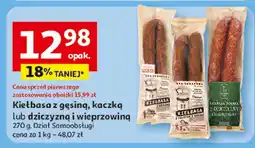 Auchan Kiełbasa z gęsiną, kaczką lub dziczyzną i żurawiną Dział Samoobsługi oferta