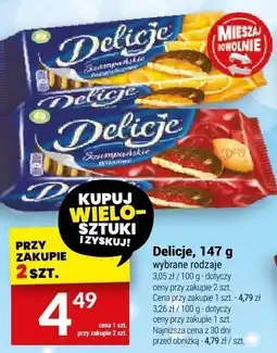 Twój Market Ciastka Delicje, 147 g oferta