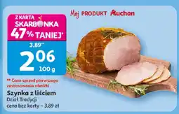 Auchan Szynka z liściem Dział Tradycji oferta
