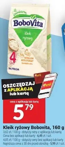 Twój Market Kleik ryżowy Bobovita, 160 g oferta