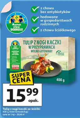 Auchan Tulip z nogi kaczki ze ściółki Dział Samoobsługi oferta