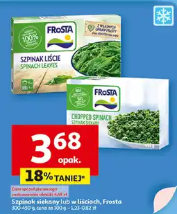 Auchan Szpinak w liściach Frosta oferta