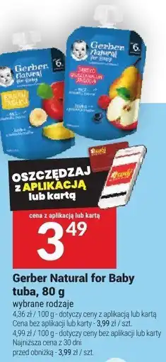 Twój Market Gerber Natural for Baby tuba, 80 g oferta