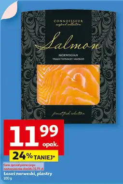Auchan Łosoś norweski plastry Auchan oferta