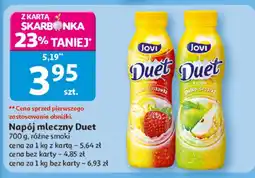 Auchan Napój mleczny Duet Jovi 2 smaki oferta
