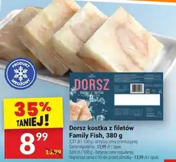 Twój Market Dorsz kostka z filetów Family Fish, 380 g oferta