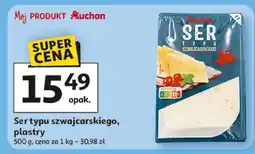 Auchan Ser typu szwajcarskiego, plastry Auchan oferta
