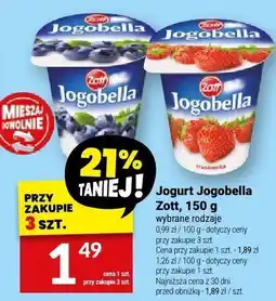 Twój Market Jogurt Jogobella Zott, 150 g oferta