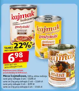 Auchan Masa kajmakowa różne rodzaje oferta