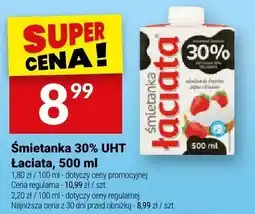 Twój Market Śmietanka 30% UHT Łaciata, 500 ml oferta