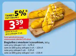 Auchan Bagietka z masłem i czosnkiem Auchan oferta