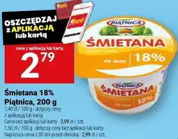 Twój Market Śmietana 18% Piątnica, 200 g oferta