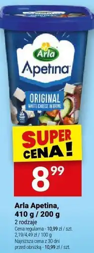 Twój Market Arla Apetina, 410 g / 200 g oferta