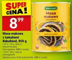 Twój Market Masa makowa z bakalimi Bakalland, 850 g oferta