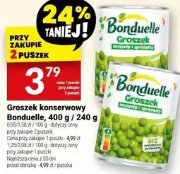 Twój Market Groszek konserwowy Bonduelle, 400 g / 240 g oferta