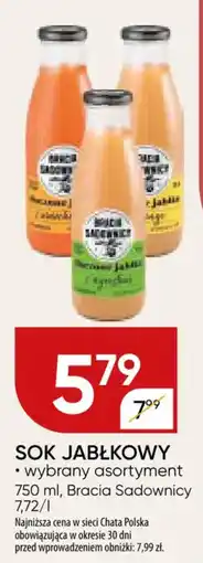 Chata Polska Sok jabłkowy bracia sadownicy oferta