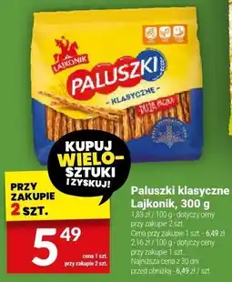 Twój Market Paluszki klasyczne Lajkonik, 300 g oferta