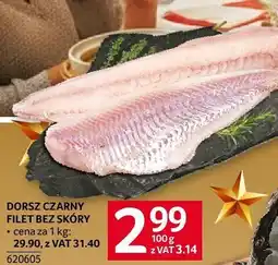 Selgros Dorsz czarny filet bez skóry Selgros oferta