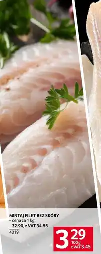 Selgros Mintaj filet bez skóry Selgros oferta