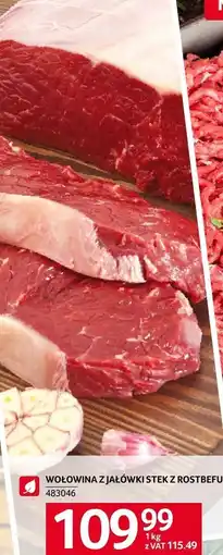 Selgros Wołowina z jałówki stek z rostbefu Selgros oferta