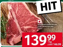 Selgros Wołowina marmurowa stek T-bone rostbef Selgros oferta
