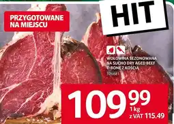 Selgros Wołowina sezonowana na sucho dry aged beef T-bone z kością Selgros oferta