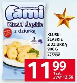 Selgros Kluski śląskie z dziurką Fami oferta