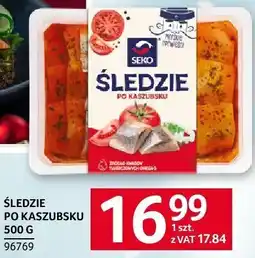 Selgros Śledzie po kaszubsku Seko oferta