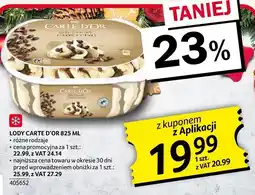 Selgros Lody Carte D'Or 825 ml różne smaki oferta