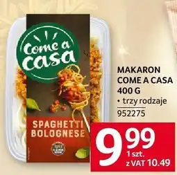 Selgros Makaron Come a Casa 400 g oferta